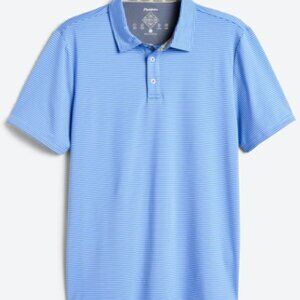 Flag & Anthem Stitch Fix Naples Performance Polo XXL Blue and Dark Blue Striped